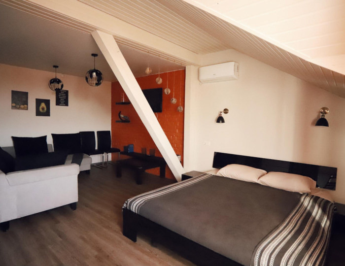 Номер комфорт семейный (мансарда) - Мини-отель «Гости» Белокуриха