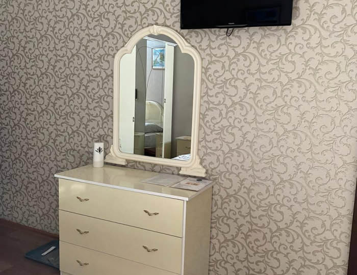 Комната стандарт с 1 двуспальной кроватью (мансарда) - Гостевой дом «Кристина и Карина» Барнаул