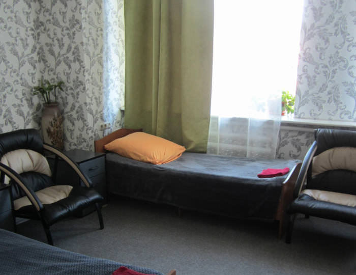 Кровать в 2-местном общем номере - Гостевой дом «Виктория» Барнаул