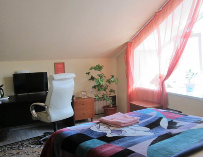 Номер люкс с 1 двуспальной кроватью - Гостевой дом «Виктория» Барнаул