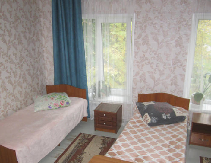 Кровать в 4-местном общем номере - Гостевой дом «Виктория» Барнаул