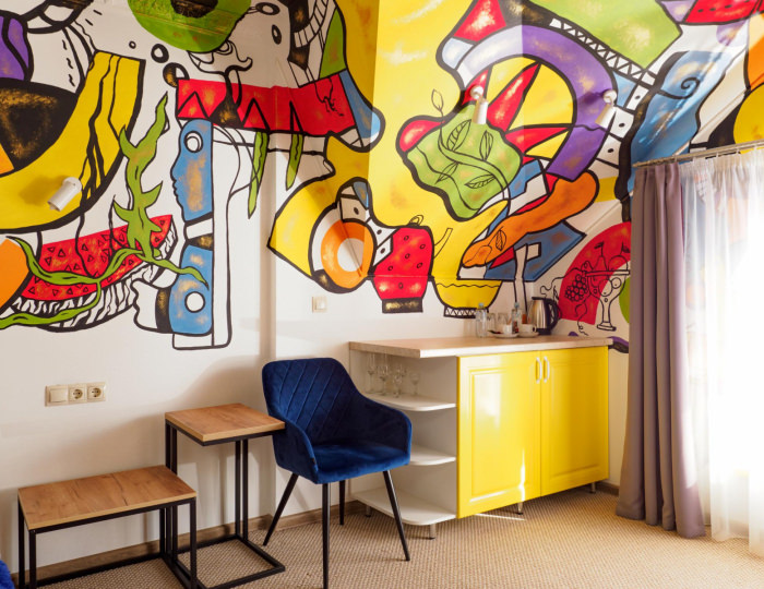 Номер улучшенный с 1 двуспальной кроватью (с завтраком) - Отель Artbarin / АртБарин Смоленск