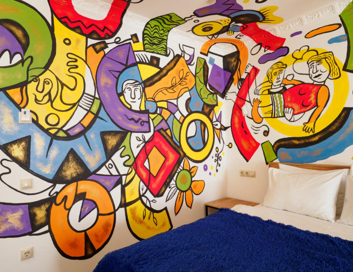 Номер улучшенный с 1 двуспальной кроватью (с завтраком) - Отель Artbarin / АртБарин Смоленск