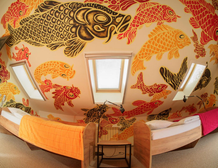 Номер улучшенный с 2 односпальными кроватями (с завтраком, мансарда) - Отель Artbarin / АртБарин Смоленск