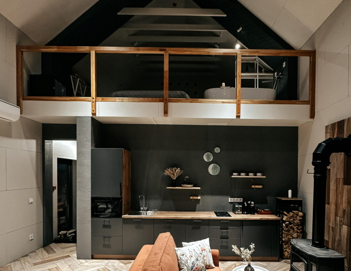 Коттедж Сканди - База отдыха Barkwood / Барквуд Мышенское