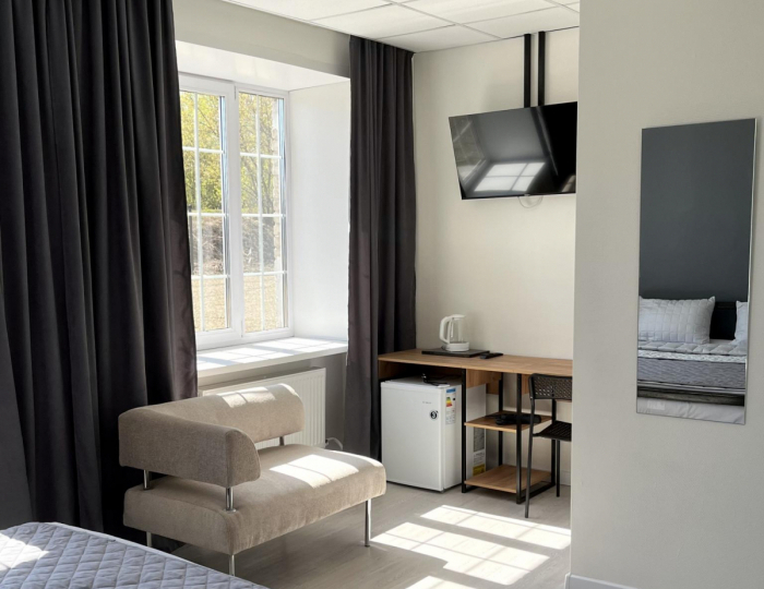 Номер стандарт с 1 двуспальной кроватью - Отель «Трест» Заринск