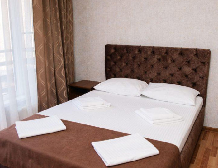 Номер стандарт с 1 двуспальной кроватью - Гостиница Green House / Грин Хаус Хамышки