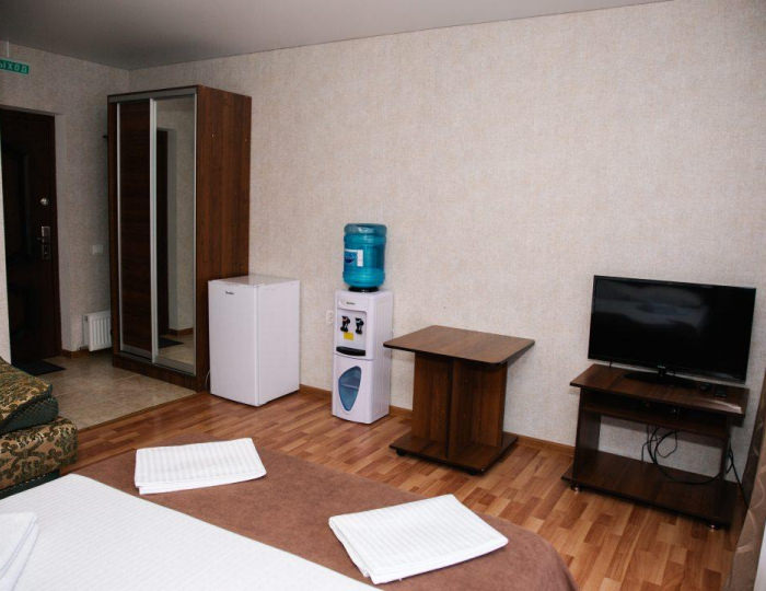 Номер стандарт с 1 двуспальной кроватью - Гостиница Green House / Грин Хаус Хамышки