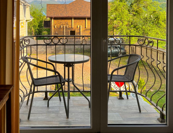 Номер стандарт с 2 односпальными кроватями с балконом - Гостевой дом «Насып» Хамышки