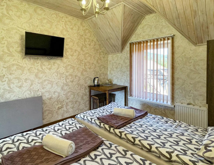 Номер стандарт с 2 односпальными кроватями - Гостевой дом «Насып» Хамышки