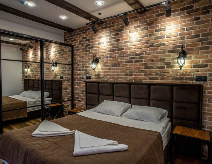 Коттедж премиум с 1 двуспальной кроватью - Коттедж «Шале-Леона» Архыз