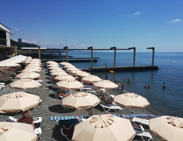 Пляж - Санаторий «Актер» Сочи