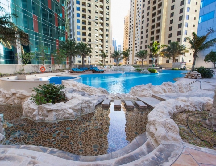 Blue Beach Tower 5 звезд, пляж Джумейра, ОАЭ