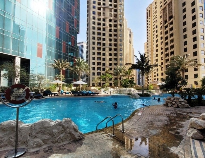 Blue Beach Tower 5 звезд, пляж Джумейра, ОАЭ