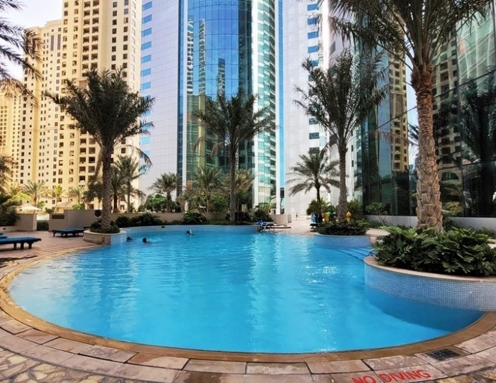 Blue Beach Tower 5 звезд, пляж Джумейра, ОАЭ