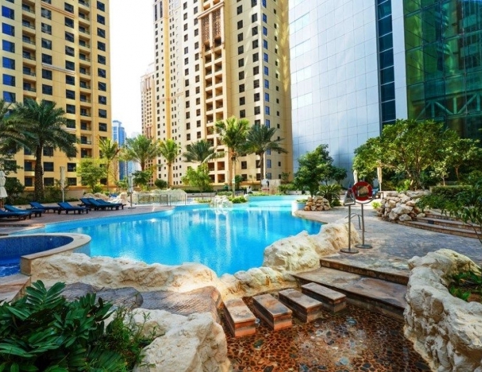 Blue Beach Tower 5 звезд, пляж Джумейра, ОАЭ