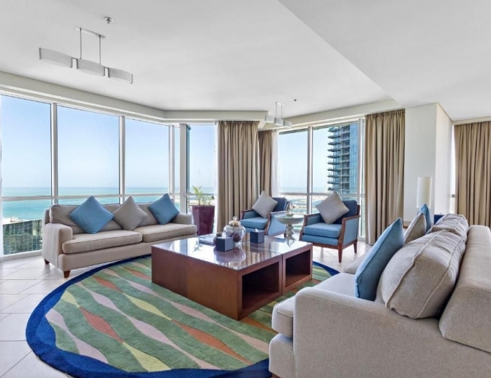 Blue Beach Tower 5 звезд, пляж Джумейра, ОАЭ