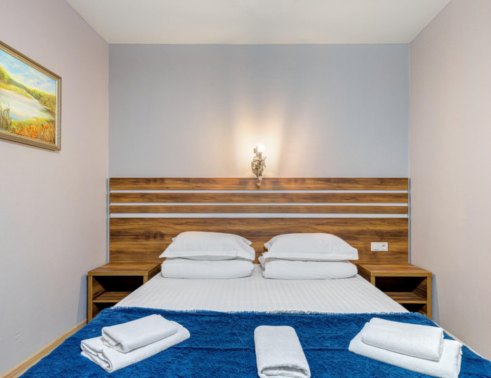 3-местный номер стандарт с 1 двуспальной кроватью и диваном - Гостевой дом «Яна» Геленджик