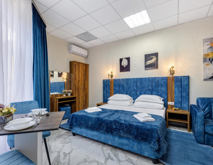 3-местные апартаменты студия с кухней - Гостевой дом «Яна» Геленджик