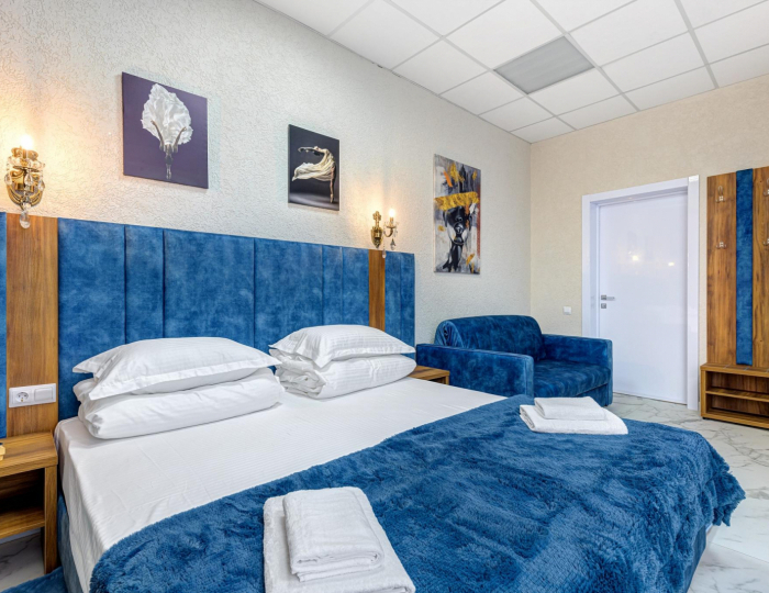 3-местные апартаменты студия с кухней - Гостевой дом «Яна» Геленджик