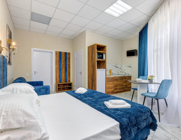 3-местные апартаменты студия с кухней - Гостевой дом «Яна» Геленджик