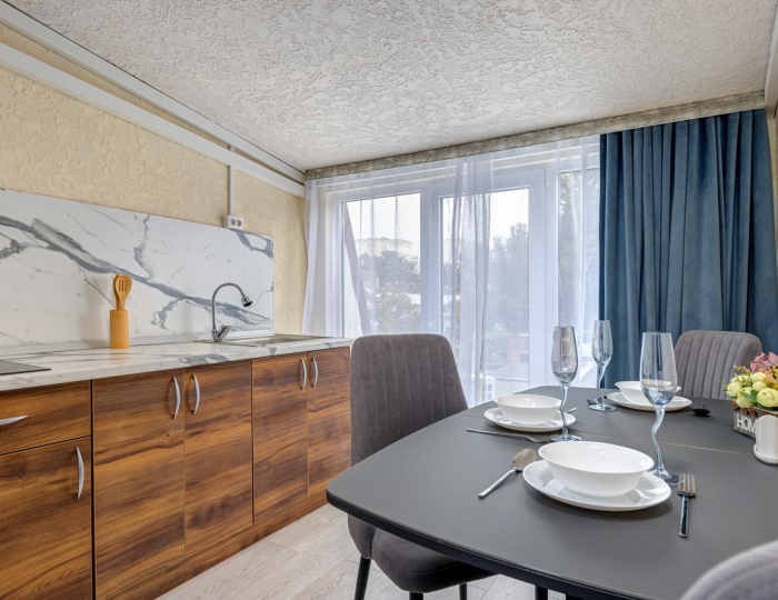 4-местные апартаменты студия с кухней (мансарда) - Гостевой дом «Яна» Геленджик