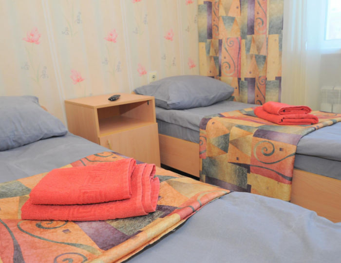 Стандарт с 2 раздельными кроватями (3 этаж) - Гостиница Sever Inn / Север Инн Мончегорск