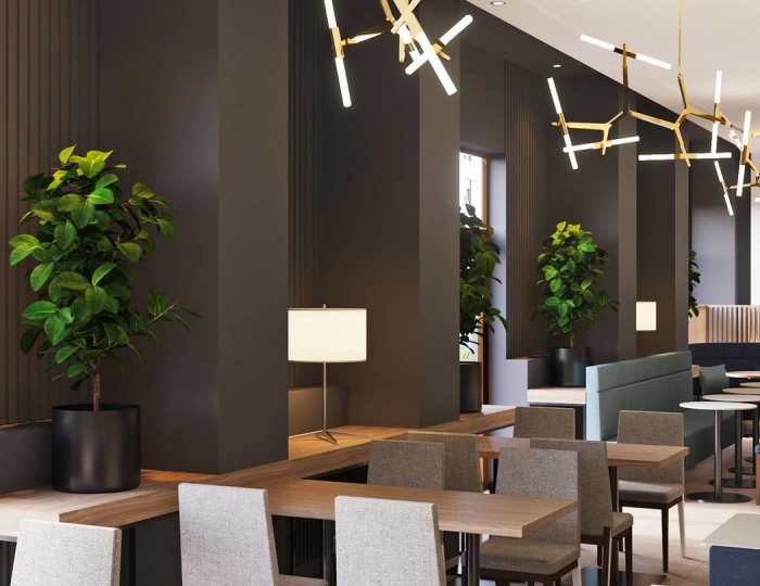 Кафе-бар «Base» - Отель Courtyard Marriott Sochi Krasnaya Polyana / Кортъярд Марриотт Сочи Красная Поляна