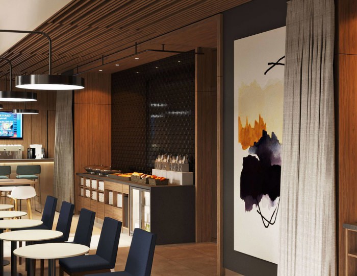 Кафе-бар «Base» - Отель Courtyard Marriott Sochi Krasnaya Polyana / Кортъярд Марриотт Сочи Красная Поляна