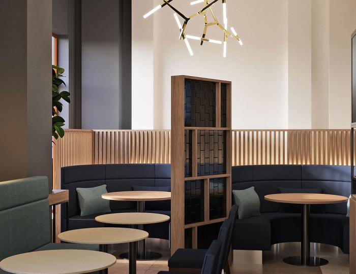 Кафе-бар «Base» - Отель Courtyard Marriott Sochi Krasnaya Polyana / Кортъярд Марриотт Сочи Красная Поляна