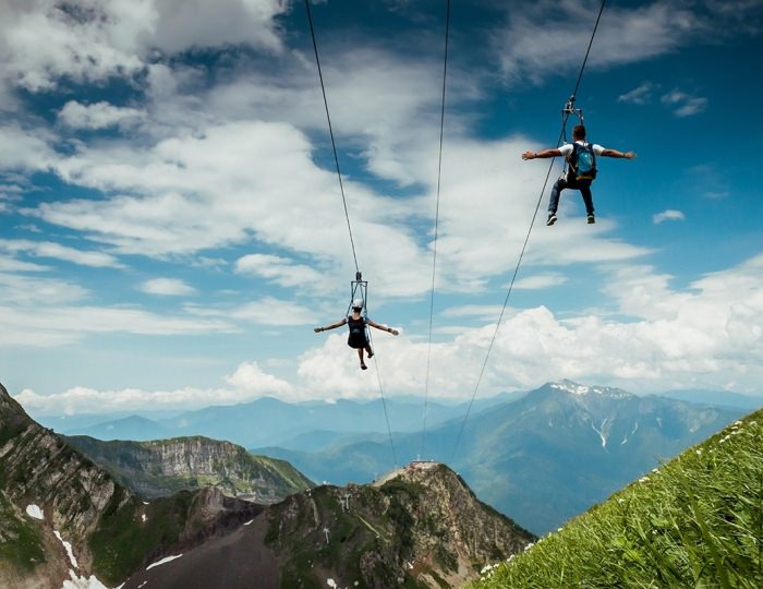 Развлечения круглый год на территории курорта Красная Поляна - Отель Courtyard Marriott Sochi Krasnaya Polyana / Кортъярд Марриотт Сочи Красная Поляна