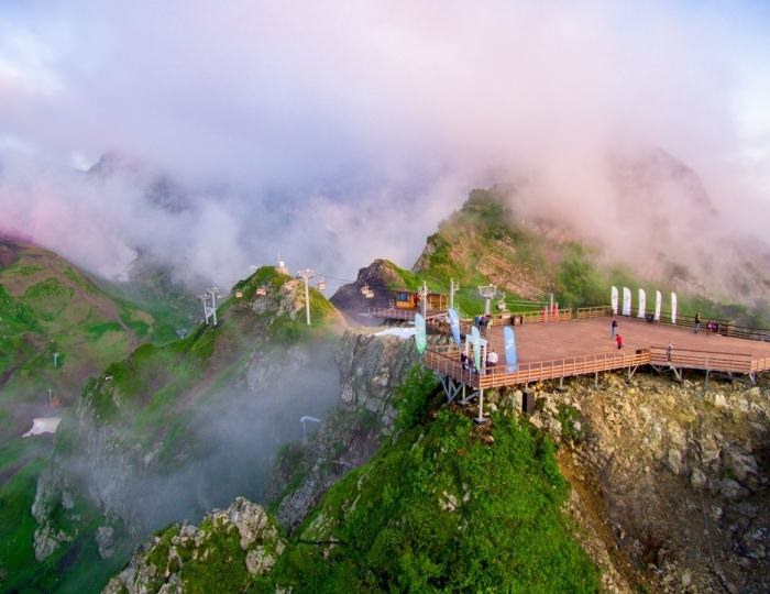 Летние развлечения на территории курорта Красная Поляна - Отель Courtyard Marriott Sochi Krasnaya Polyana / Кортъярд Марриотт Сочи Красная Поляна