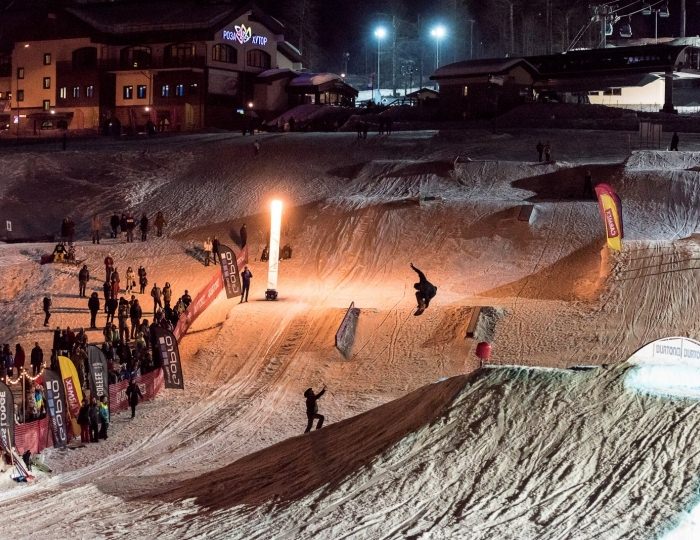 Зимние развлечения на территории курорта Красная Поляна - Отель Courtyard Marriott Sochi Krasnaya Polyana / Кортъярд Марриотт Сочи Красная Поляна