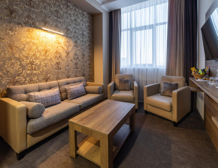 Номер люкс (с полупансионом) - Гостиница HELIOPARK Residence / Гелиопарк Резиденс Пенза