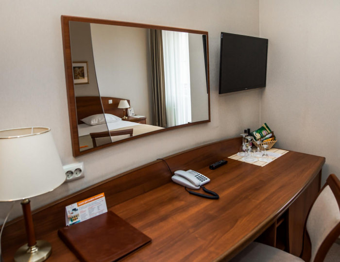 Номер стандарт с 1 двуспальной кроватью - Гостиница HELIOPARK Residence / Гелиопарк Резиденс Пенза