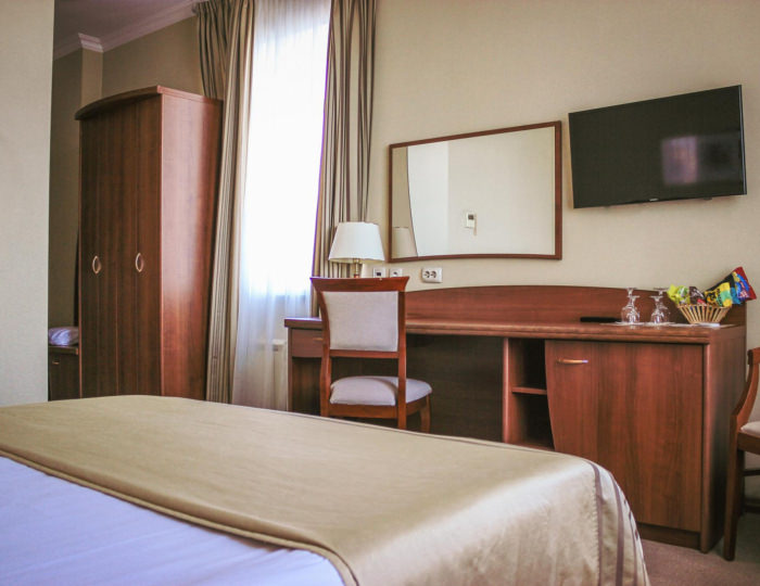 Номер стандарт с 1 двуспальной кроватью - Гостиница HELIOPARK Residence / Гелиопарк Резиденс Пенза