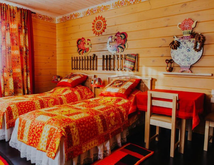 2-местный номер студия стандарт с 2 односпальными кроватями (с завтраком) - Мини-отель «Золото Алтая» Новотырышкино