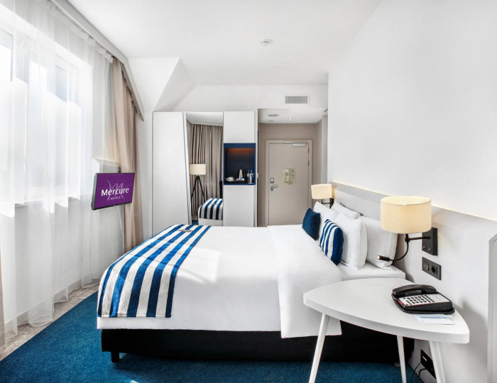 Номер стандарт с 1 двуспальной кроватью (CORP) (с завтраком) - Отель Mercure Воронеж Центр / Меркюр Воронеж