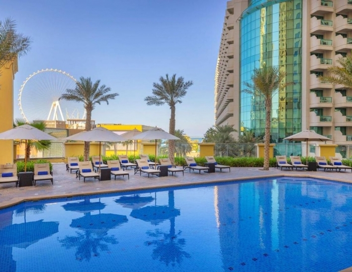 Hilton Dubai The Walk 4 звезды, пляж Джумейра, ОАЭ