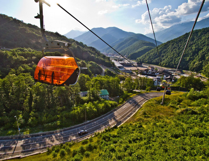 Канатная дорога - Отель Марриотт Красная Поляна / Sochi Marriott Krasnaya Polyana