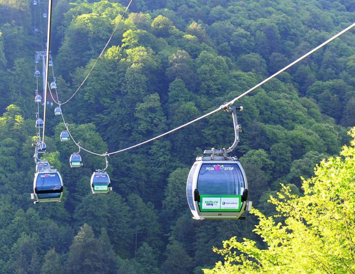 Канатная дорога - Отель Марриотт Красная Поляна / Sochi Marriott Krasnaya Polyana