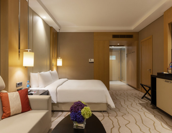 Делюкс с одной двуспальной кроватью - Отель Марриотт Красная Поляна / Sochi Marriott Krasnaya Polyana