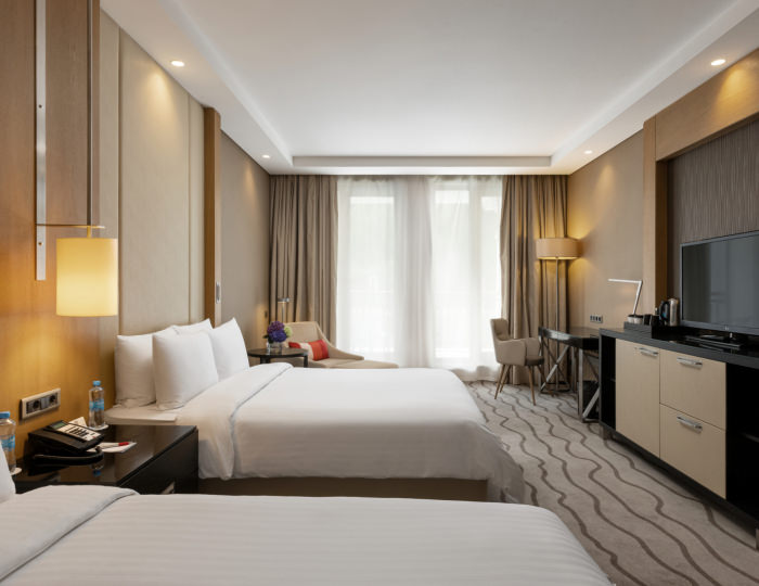 Делюкс с одной двуспальной кроватью - Отель Марриотт Красная Поляна / Sochi Marriott Krasnaya Polyana