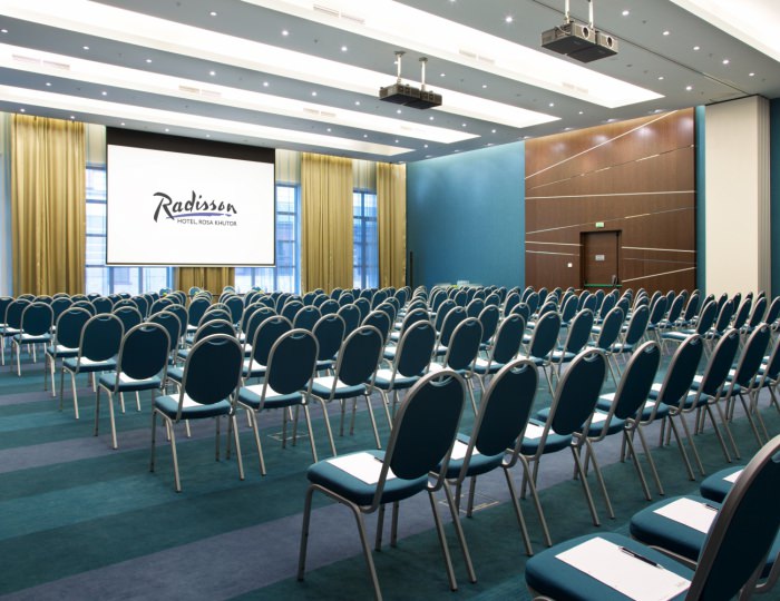 Конференц-зал «Москва» - Отель Рэдиссон Роза Хутор / Radisson Rosa Khutor