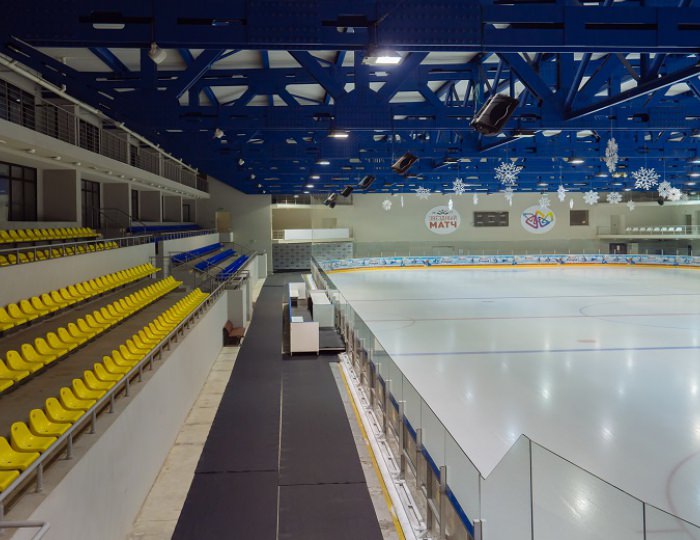 Ледовый дворец «Роза Хутор» - Отель Рэдиссон Роза Хутор / Radisson Rosa Khutor