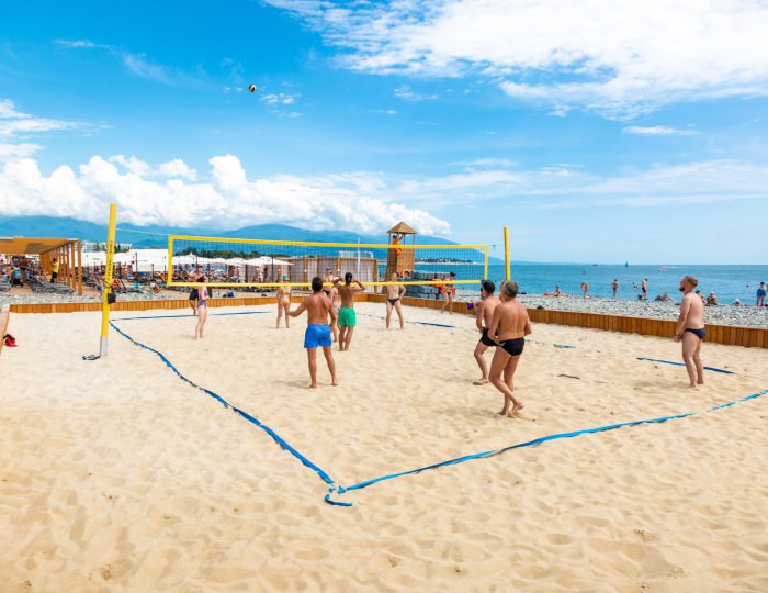 Пляж «Роза Хутор» - Отель Рэдиссон Роза Хутор / Radisson Rosa Khutor