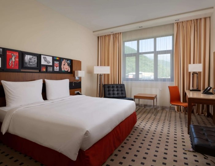 Улучшенный стандарт (вид на реку) - Отель Рэдиссон Роза Хутор / Radisson Rosa Khutor