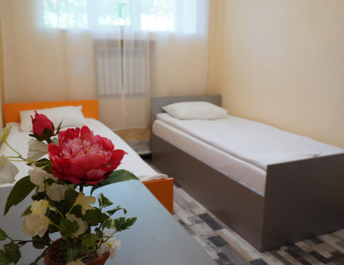 Номер эконом с 2 односпальными кроватями - Мини-отель «Камчатский Хостел» Петропавловск-Камчатский