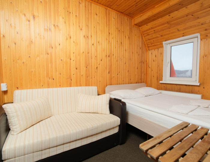 Номер комфорт с 1 двуспальной кроватью - Отель «Сибирь» Шерегеш