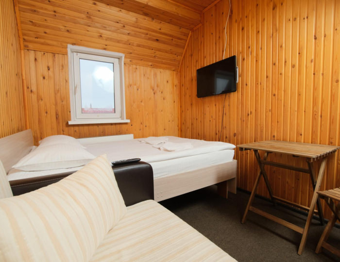 Номер комфорт с 1 двуспальной кроватью - Отель «Сибирь» Шерегеш